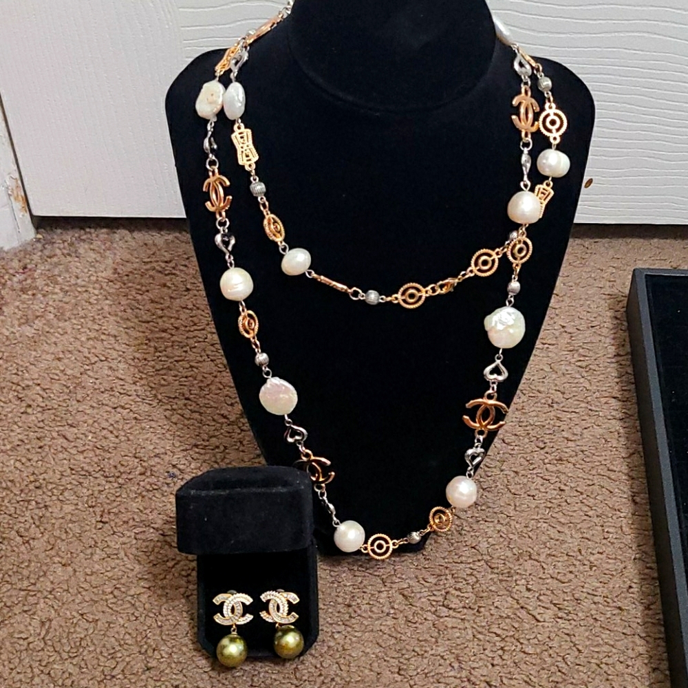 South pearl necklace Hongkong set